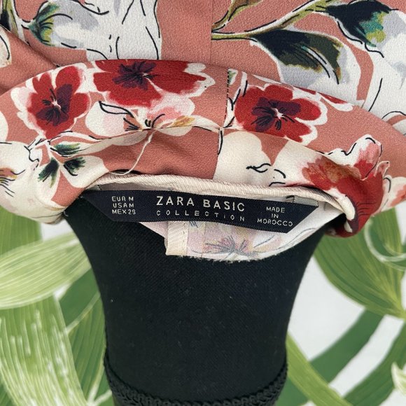 Zara Floral Tie Blazer - Picture 3 of 3